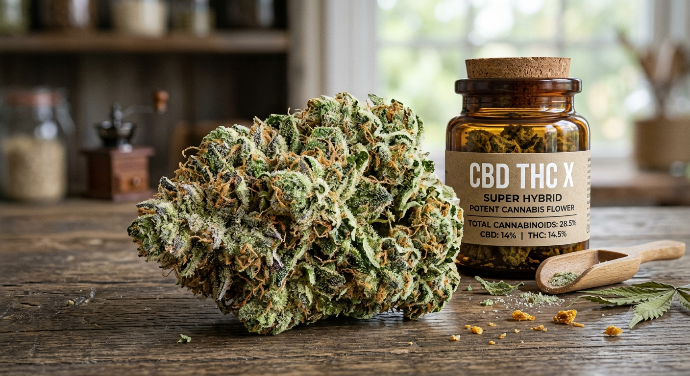 Fleur de CBD California THC-X Premium – Puissance Californienne & Saveurs Exotiques