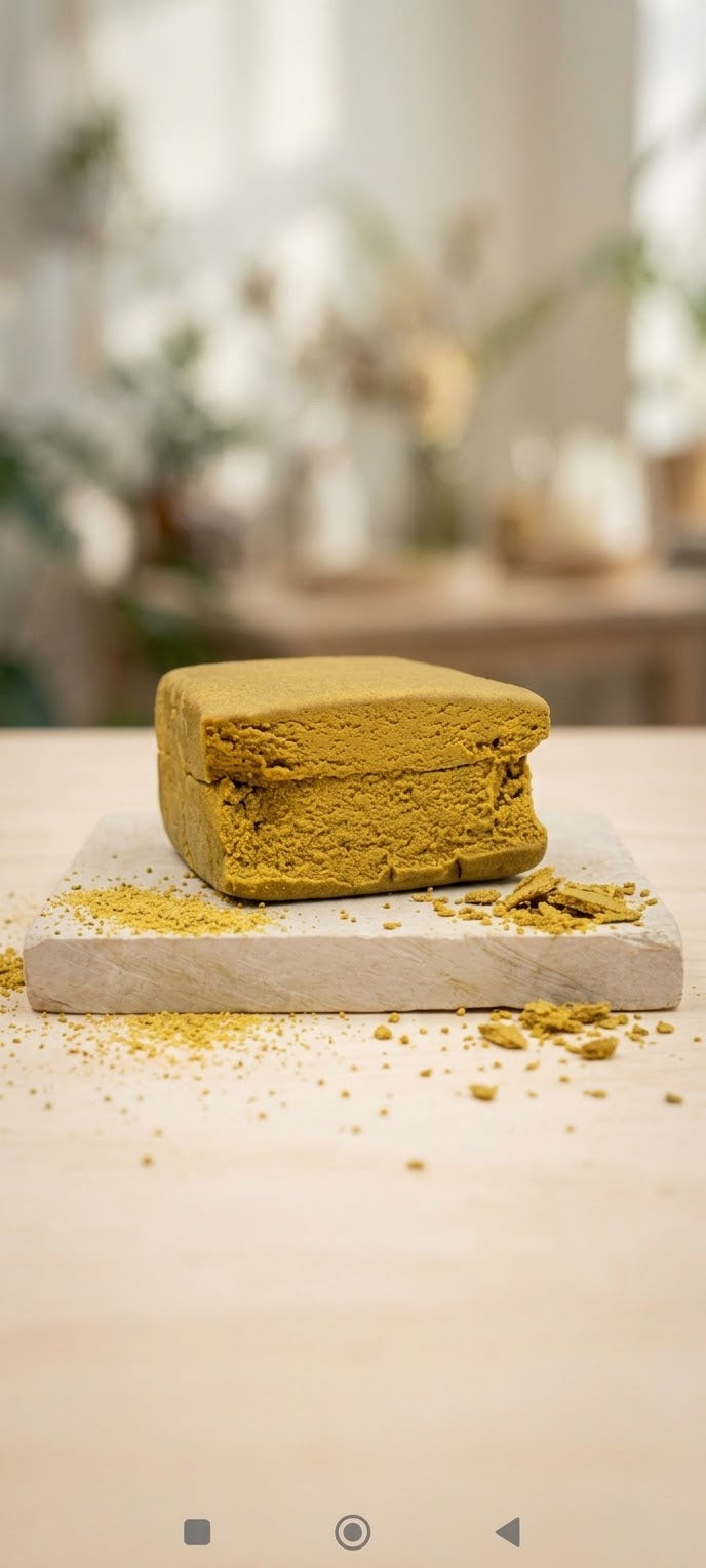 Hash CBD Pollen Jaune Marocain 60% Résine
