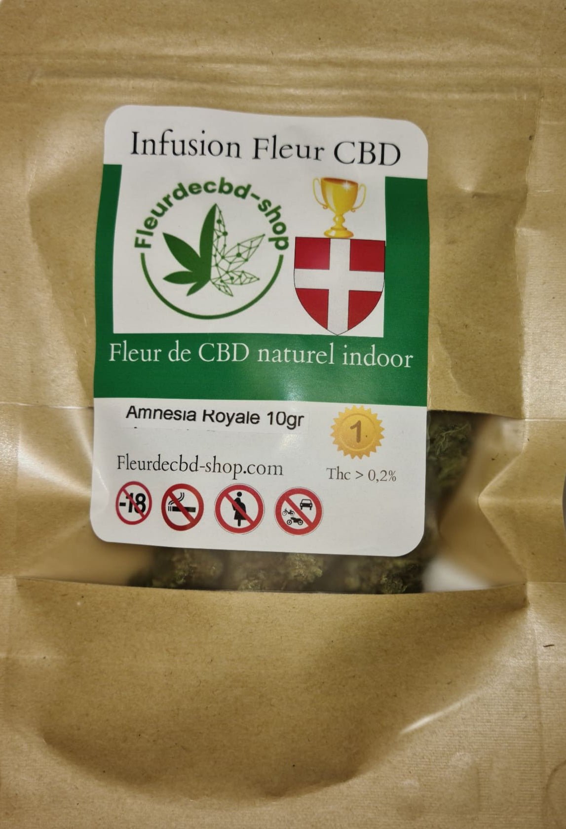 Fleur de CBD Amnésia - Fleurs de CBD