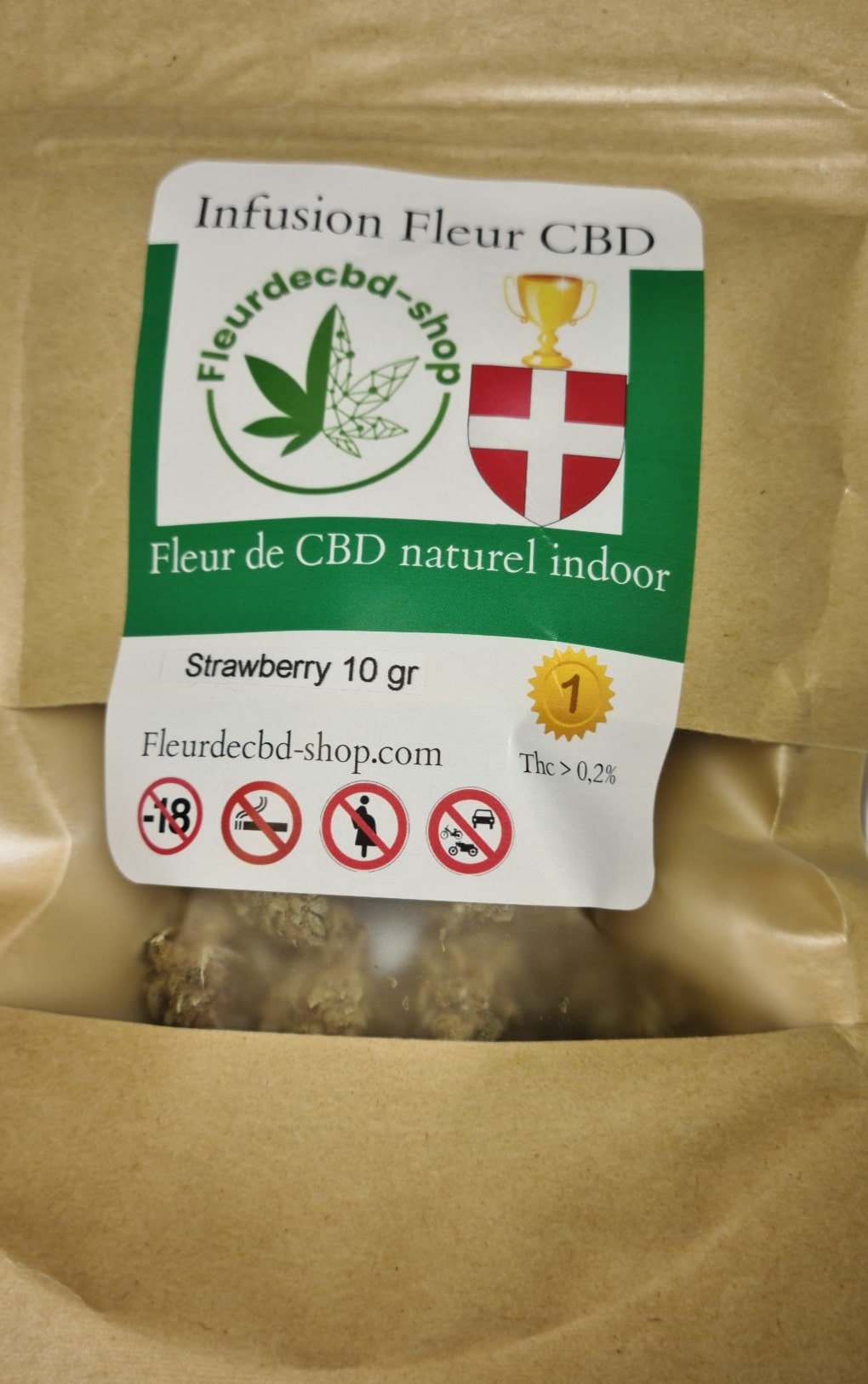 Nouvelle Strawberry !!! CBD - Fleurs de CBD